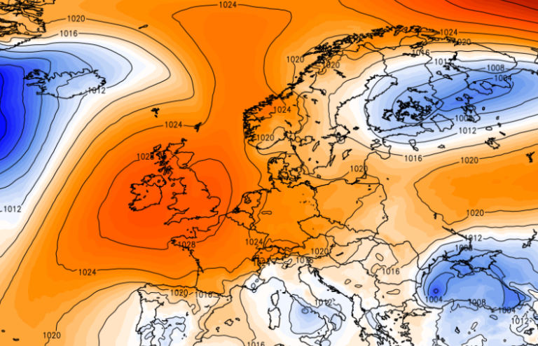 High Pressure Arriving Across the UK Later This Week