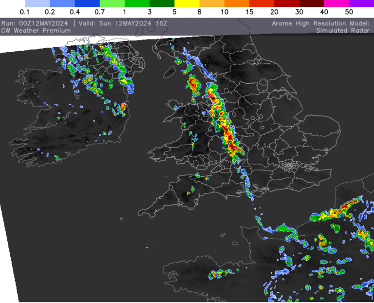 UK Thunderstorm Forecast: 12 May 2024