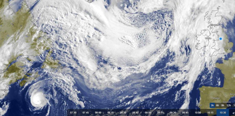 Ex-Hurricane Ernesto Heads for the UK