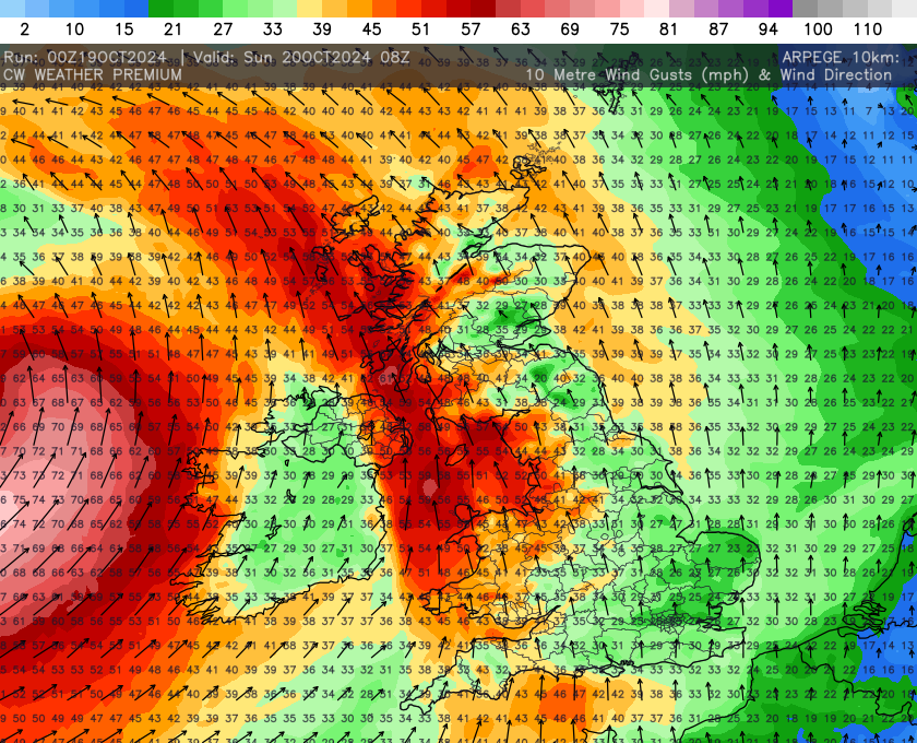 CW Weather Wind data